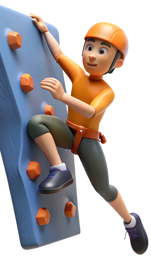 3d rock climbing